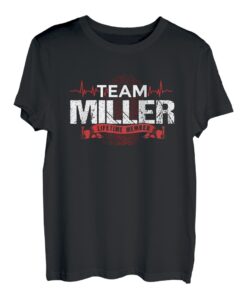 MILLER TEAM Familientreffen DNA Herzschlag Geschenk T-Shirt