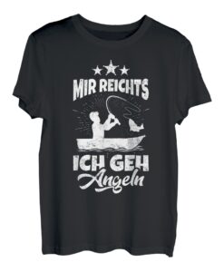 Mir Reichts Ich Geh Angeln Lustiges Geschenk für Angler T-Shirt