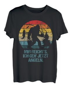 Mir reichts ich geh angeln TShirt Lustiger Angler Spruch T-Shirt