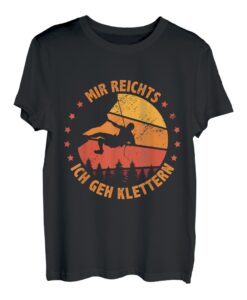 Mir Reichts Ich Geh Bouldern Klettern Kletterer Boulderer T-Shirt