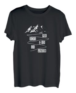 Mir reichts ich geh wandern Trekking Nordic Walking Pilgern T-Shirt
