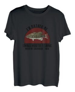 Mit freundlichen Grüßen Sei lieber mit meinen Enkelkindern Smallmouth Fishing T-Shirt
