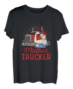 Mother Trucker - LKW Fahrer Cool Lustig Spruch T-Shirt