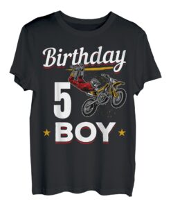 Motocross MX - Geburtstag Junge 5 Kleinkind Junge T-Shirt