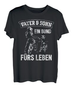 Motocross Vater und Sohn Motorrad Motorsport Geschenk T-Shirt
