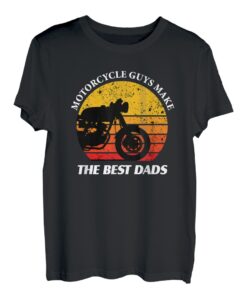 Motorrad Guys Make The Best Dads Retro Lustiges Vintage-Geschenk T-Shirt