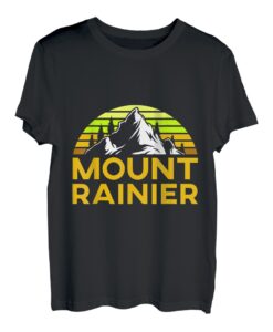 Mount Rainier Bergsteiger Gipfelsport Wandern Hiking T-Shirt