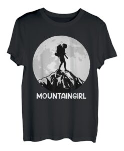 Mountain Girl Bergsteiger klettern Bergfan Wandern Frauen T-Shirt
