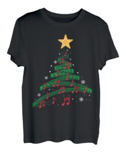 Musiker Broadway Weihnachtsbaum, Musik, lustig, Weihnachten T-Shirt