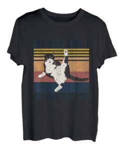 My Cat And I Talk Shit About You Vintage Lustig T-Shirt