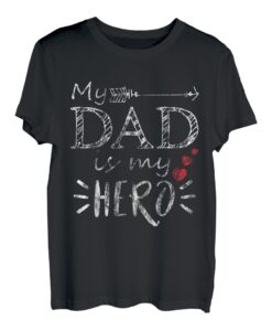My Dad Is My Hero T-Shirt I Geschenk Vatertag Vater Papa T-Shirt