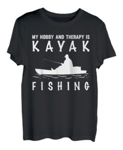 My Hobby And Therapy Is Night Fishing T-Shirt