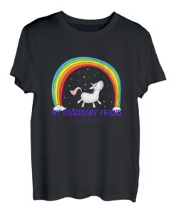 My Imaginary Friend - My Imaginary Unicorn - Lustiges Einhorn T-Shirt