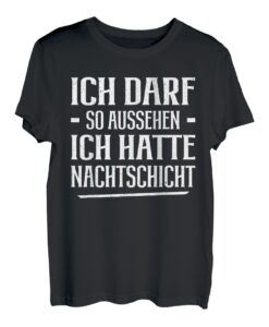 Nachtschicht Lustiger Spruch Arzt Krankenschwester T-Shirt
