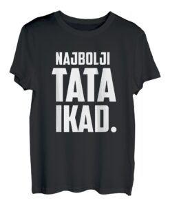 Najbolji Tata Ikad Kroatischer Vater Vatertag Geschenk T-Shirt