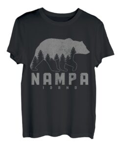 Nampa Idaho Bear Grizzly Pride im Freien, Vintage-Stil T-Shirt