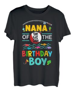 Nana of Big One, zum 1. Geburtstag, für Jungen, passende Familienangeln T-Shirt