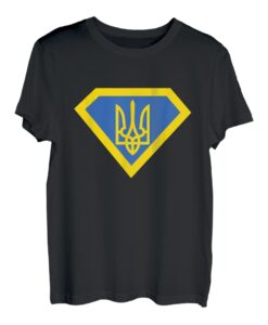 Nation Wappen der Ukraine Herz Ukrainisches Landheim T-Shirt