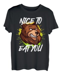 Naturburschen lustig Wanderer Nice to eat you Bergsteiger T-Shirt