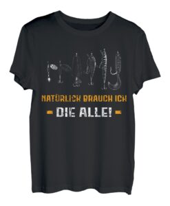 Natürlich brauch ich die alle - Hecht angeln T-Shirt