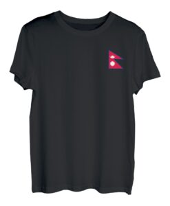 Nepal-Flagge in Vintage-Nationalfarben T-Shirt