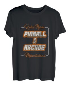 Nerds,Münsterland,Flipper,Pinball,Spielautomat,Arcade,Video T-Shirt