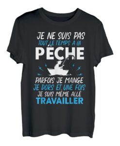 Nicht die ganze Zeit zum Angeln Geschenk Angler Humor T-Shirt