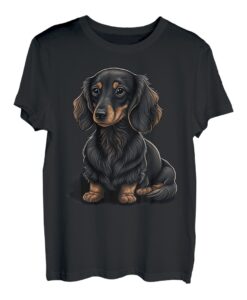 Niedlicher Dackel-Hund auf Dackel-Liebhaber T-Shirt