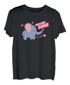 Niedlicher Elefant Kinderkrankenschwester Kinderkrankenschwester Kinderkrankenschwester RN Kinderkrankenschwester T-Shirt