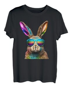 Niedlicher Osterhase mit Sonnenbrille T-Shirt