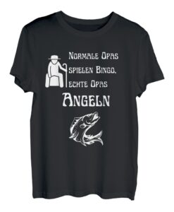 Normale Opas spielen Bingo, echte Opas Angeln Hobby T-Shirt