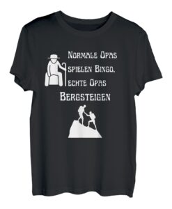 Normale Opas spielen Bingo, echte Opas Bergsteigen Hobby T-Shirt