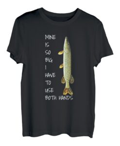 Northern Pike Fishing T-Shirt, meins ist so groß T-Shirt
