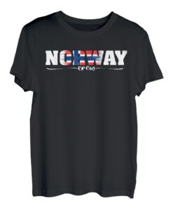 Norway Crew Flagge Skandinavien Urlaub T-Shirt