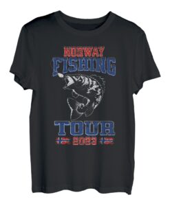 Norway Fishing Tour 2023 Angel Tour in Norwegen T-Shirt