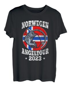 Norwegen Angeltour 2023 Angeln in Norwegen T-Shirt