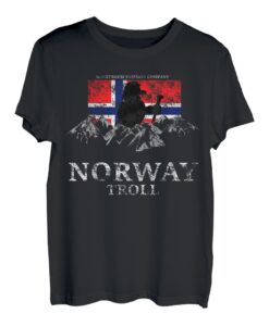 Norwegen Elch Fjord Norwegenurlaub Skandinavien Oslo Bergen T-Shirt