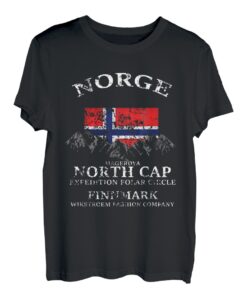 Norwegen Elch Fjord Norwegenurlaub Skandinavien Polarkreis T-Shirt