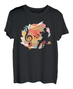 Notenschlüssel Musiker Musik Instrumente Trompete Geschenk T-Shirt