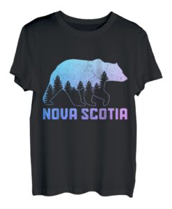 Nova Scotia Canada Bear Grizzly Pride Outdoor Vintage T-Shirt