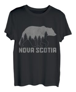 Nova Scotia Canada Bear Grizzly Pride Outdoor Vintage T-Shirt