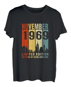 November 1969 54 Jahre Awesome Vintage T-Shirt