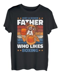 Nur ein Boxervater, der Boxen zum Vatertag liebt T-Shirt