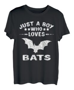 Nur ein Junge, der Fledermaus liebt coole Tierliebhaber Geschenke T-Shirt