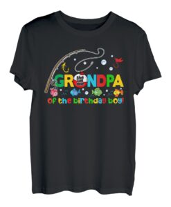O-fish-ally One Birthday Outfit Opa of the Birthday Boy T-Shirt