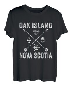 Oak Island Kanada Hunting Oakland Hunter Schatzsucher T-Shirt