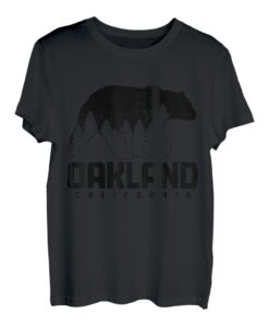 Oakland California Bear Grizzly Pride im Freien, Vintage-Stil T-Shirt