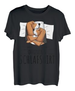 Offizielles Schlafshirt Basset Hound Hunde T-Shirt
