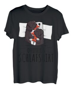 Offizielles Schlafshirt Berner Sennenhund Hunde T-Shirt