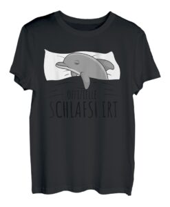 Offizielles Schlafshirt Delfin Schlafanzug Schlafen T-Shirt